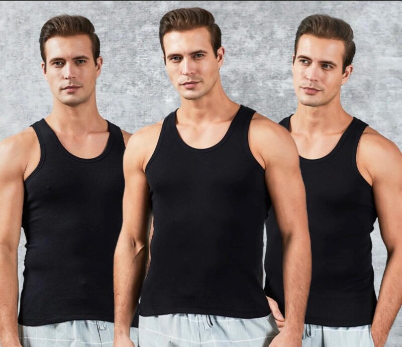 Herren Unterhemden 3er Pack – 100 % Baumwolle, Feinripp, Weich & Atmungsaktiv – Perfekter Tragekomfort – Bild 5