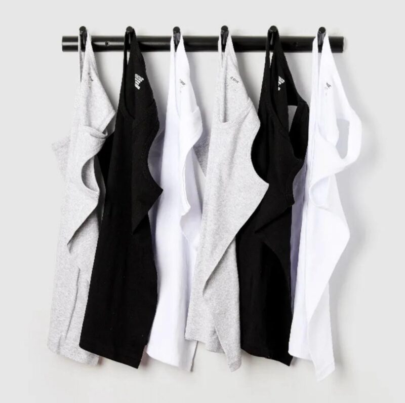 Herren Unterhemden 3er Pack – 100 % Baumwolle, Feinripp, Weich & Atmungsaktiv – Perfekter Tragekomfort – Bild 3